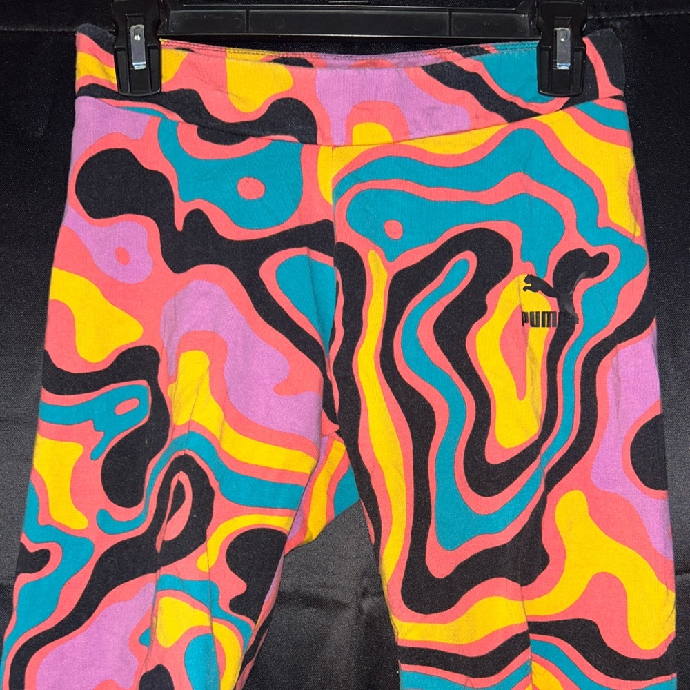 Puma multicolored biker shorts